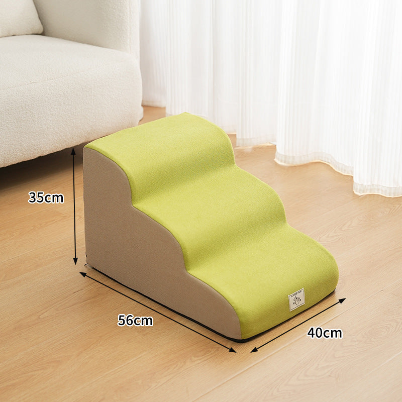 Detachable and washable small anti-slip climbing ladder for pets
