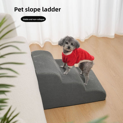 Detachable and washable small anti-slip climbing ladder for pets