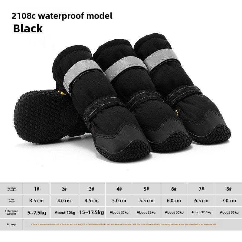 New Reflective Waterproof Dog Shoes