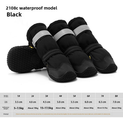 New Reflective Waterproof Dog Shoes