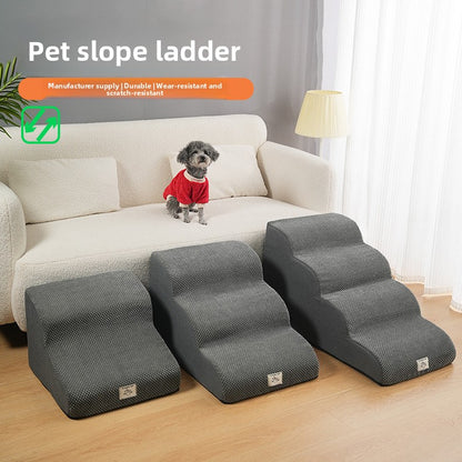 Detachable and washable small anti-slip climbing ladder for pets