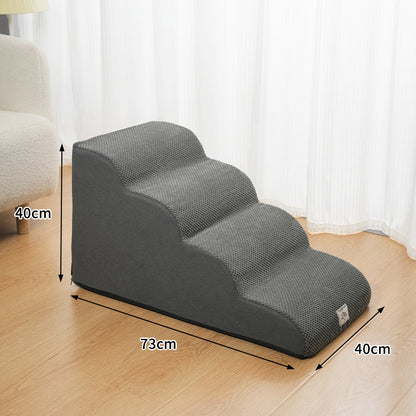 Detachable and washable small anti-slip climbing ladder for pets