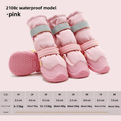 New Reflective Waterproof Dog Shoes