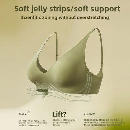 Soft support smooth-surfaced seamless underwear