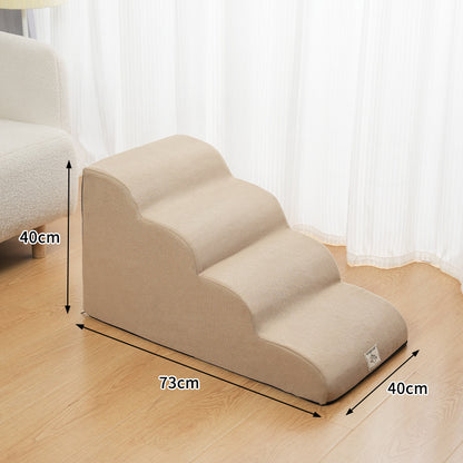 Detachable and washable small anti-slip climbing ladder for pets