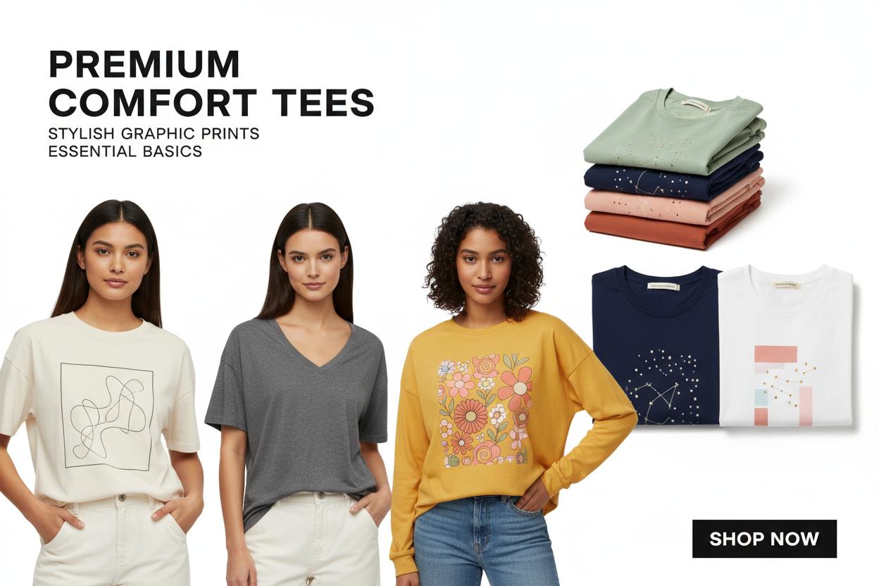 Premium T-Shirts Banner